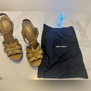 Yves Saint Laurent Tan Heels #23